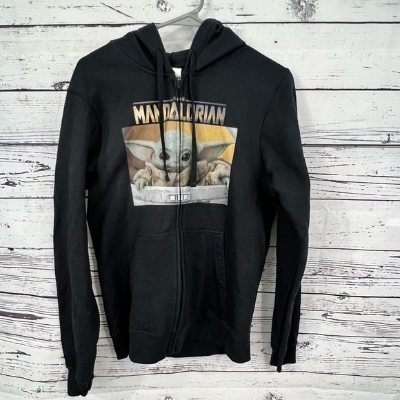 Star Wars Jackets & Blazers - The Mandolorian baby Yoda Star Wars small full zip up jacket mens womens unisex